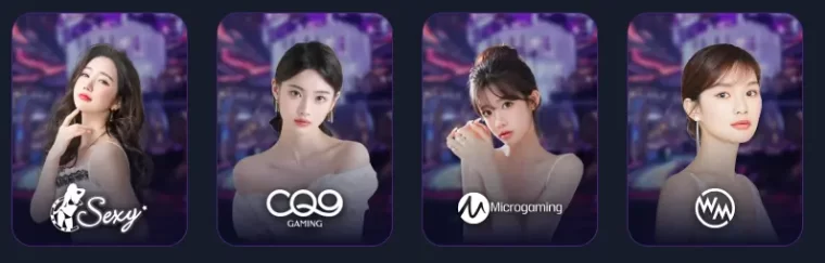 Friendly live casino dealer greeting players on jilibb com platform